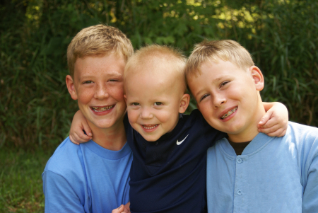These are my three sons..