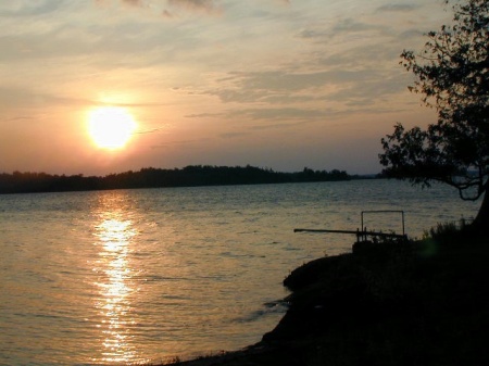 Sunset on Hickory Island, Cn