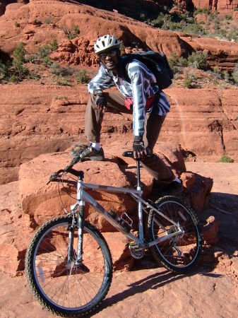 Mountain Biking at Sedona, AZ (Dec. 2004)