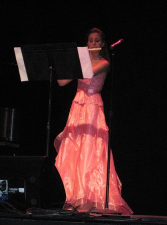 Amanda performing