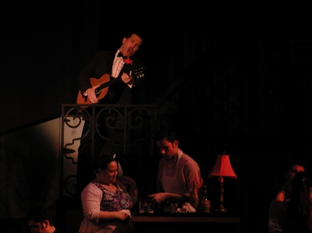 Evita at the Ritz, playing Magaldi