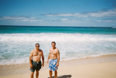 my brother jack and i in hawaii