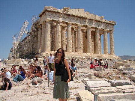 Julie in Greece