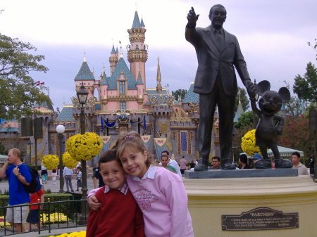 Kids in Disneyland