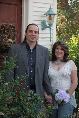 My Wife/Soulmate and I on our wedding day