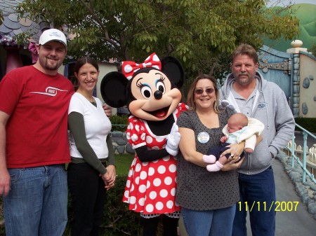 Chris, Karla, Minnie Mouse, Janice, Chloe and Ron 2007