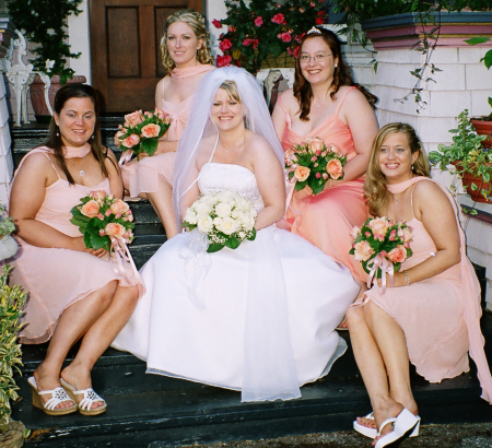 Bride and her Girls