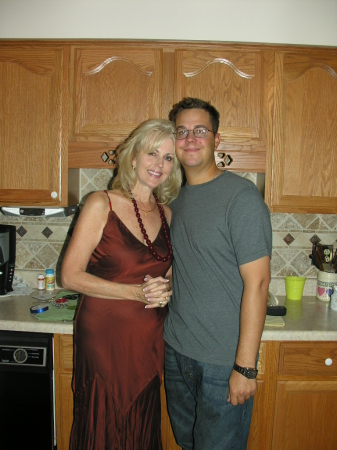 mom and youngest son, home from Iraq,