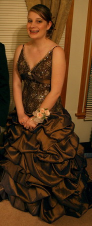 My oldest daughter Emily at her junior prom 2007