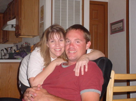 Me and my wife Cindi at our old house in Altoona 030103