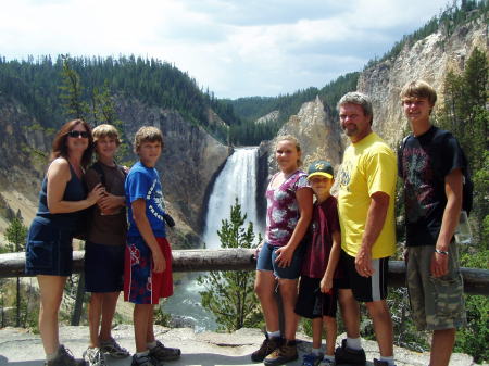Yellowstone waterfall July 2007