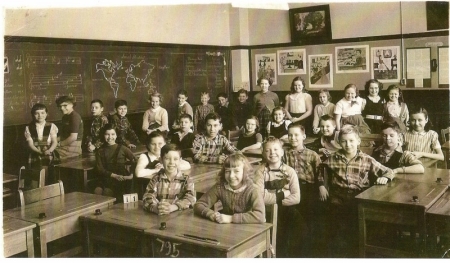 Pape Ave Public School Grade 5  1955