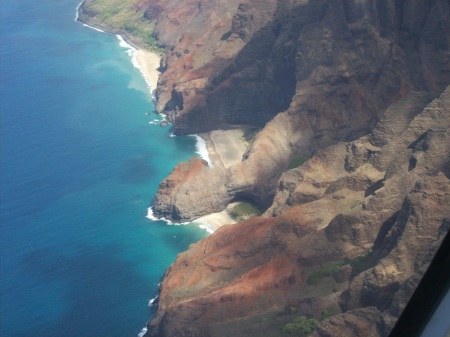 North Shore Kaui from the Helicopter