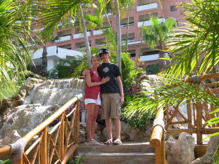 My Son Zachary and I in Cancun in 2006
