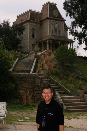 The "Psycho" house upclose on the Universal backlot