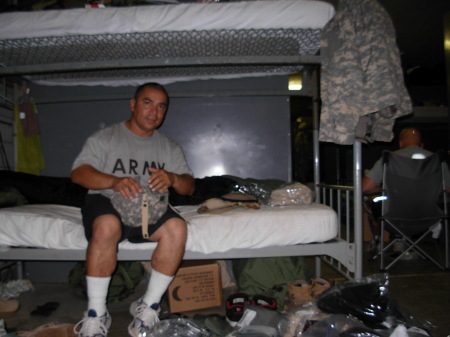 Almost ready to deploy to the war in Iraq 2007