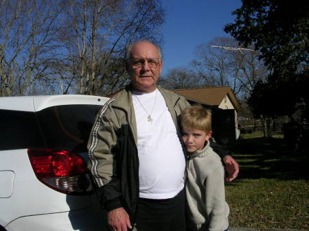Tanner With Grandpa