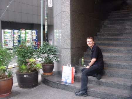 Rob in Tokyo (October 2005)
