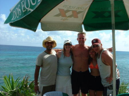 friends from the UK in Cozumel