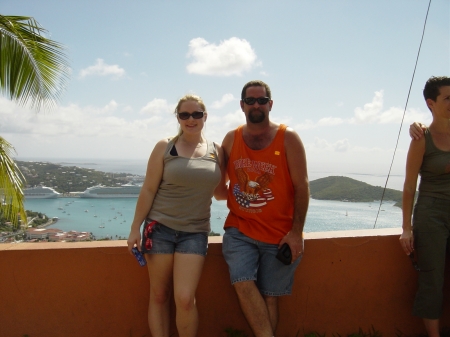 My oldest daughter and me in St. Thomas