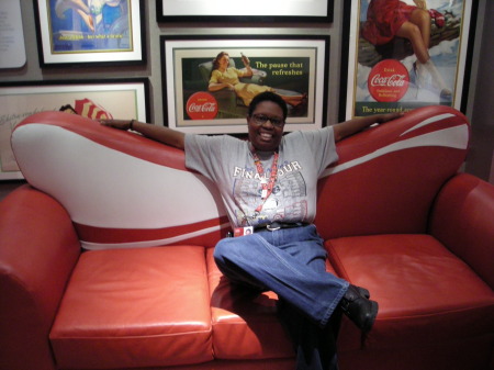 Alison at the New World of Coca-Cola