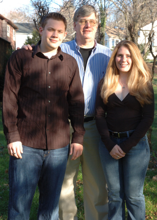 Jon with daughter Kendra and son Charlie