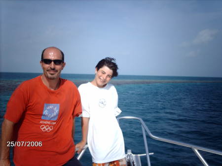 Forrest and Austin Turneffe Island Belize