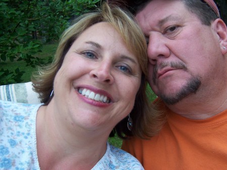 Hubby and me--July 2007