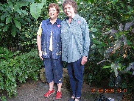 Mother & I at Sunken Gardens.