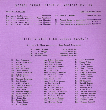 1972 Graduation Program Page 2