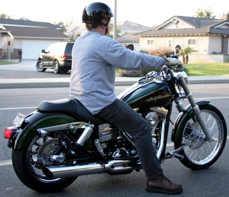 My Husband Jim on his newest ride