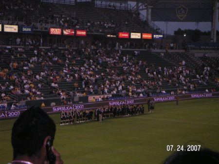 My SVSC Boys-U-11 team at Home Depot Center