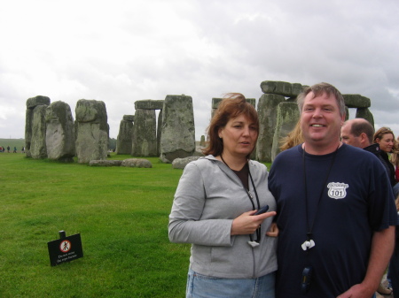 Me & Tom at Stonehenge - July'07