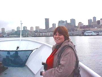 On a boat in Puget Sound- Seattle, WA 2003