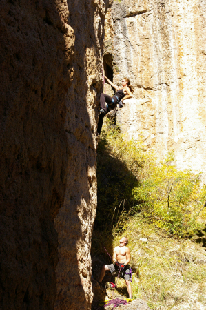 Just hangin' out, Tensleep Canyon, WY