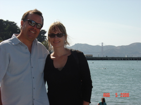 The wife and I in the City by the Bay.