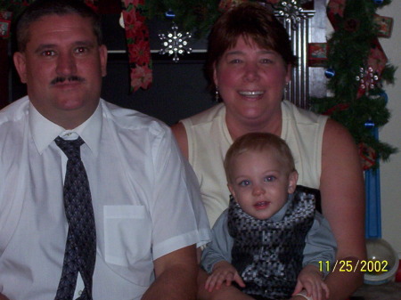 my hubby, grandson and I