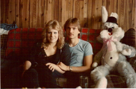 me and my wife in 1986