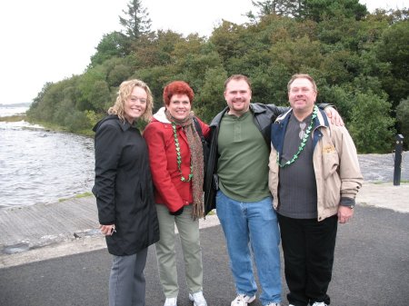 Rich, Mary, Bryan and Jane at Lough Corrib,