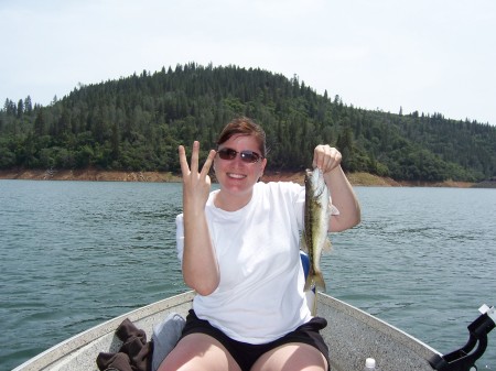Shawna - out Fished me again