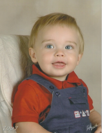 Gage's School Picture - 10 months old