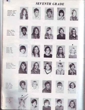 Class of 1976 as 7th Graders