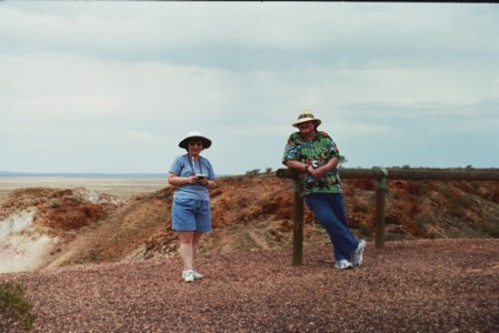 At the Australian "Painted Desert" 2005