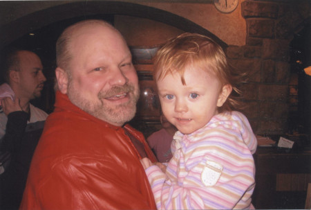 My red headed granddaughter Jan 2008