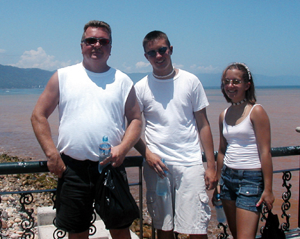 Rich, Nick & Allison in Puerto Vallarta, Mexico