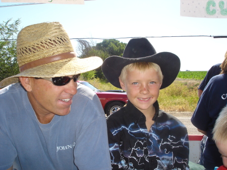 Larry and Nathan (7) 4th of July parade