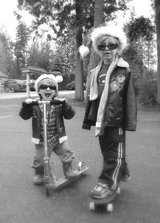 Cody & Ryder Skater Santas