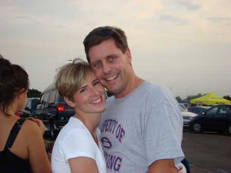 Jeff and me, Giants Stadium, August 2007