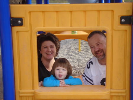 At the playground in WV, Nov 2006