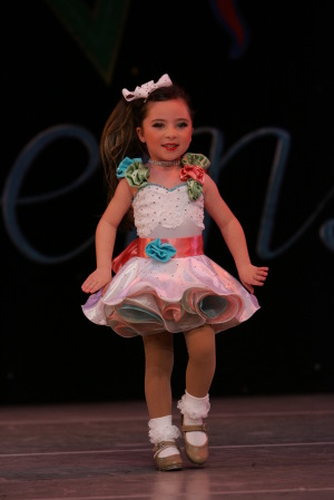Ava competing in a national dance competition